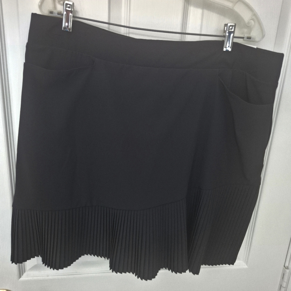Chico's Zenergy Black Skirt Sz3